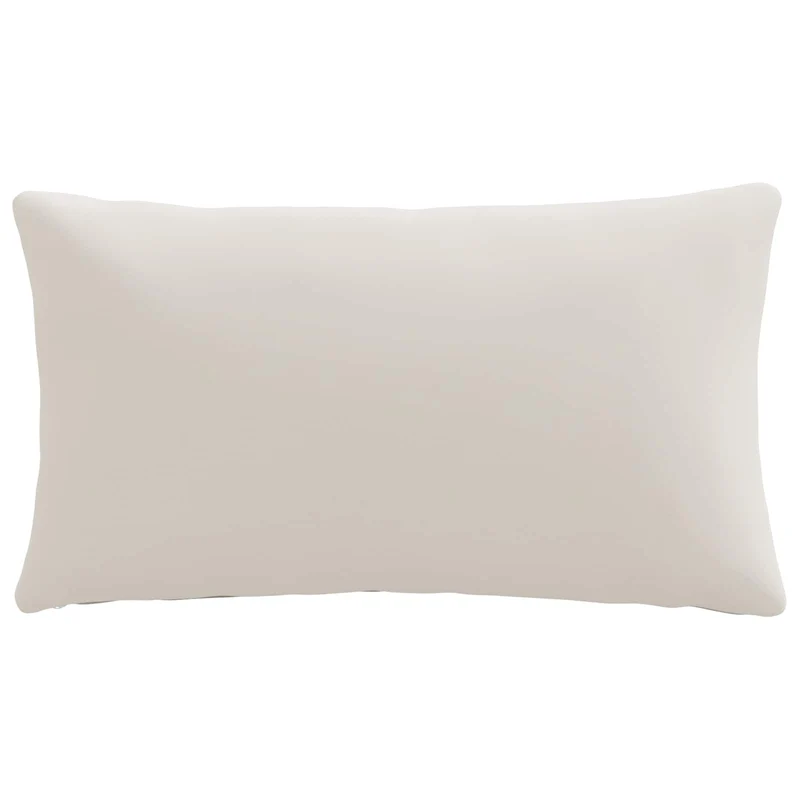 Back Cushion PUTTEN 100% Polyester White 70 x 40 x 15 cm