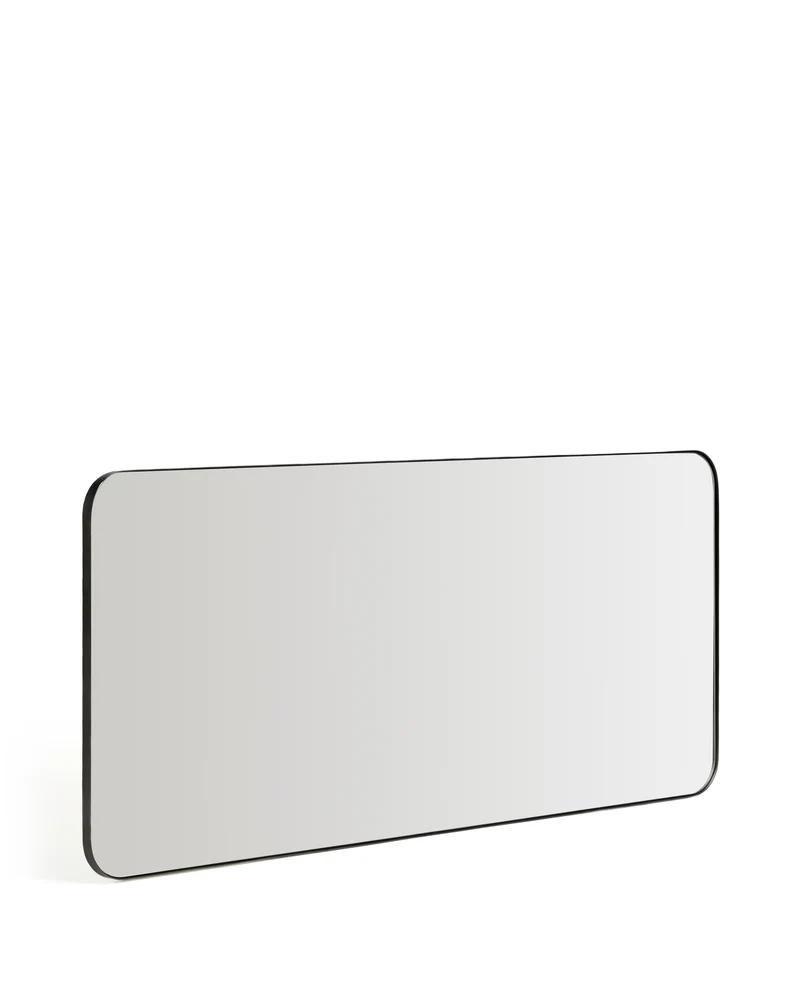 Marco black metal mirror 80 x 180cm