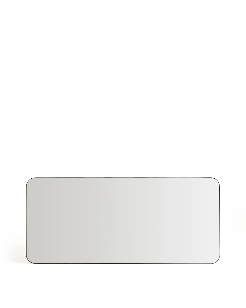 Marco black metal mirror 80 x 180cm