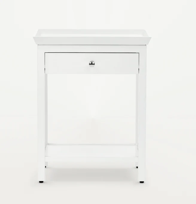 Aldwych Tall Tray Side Table, Painted