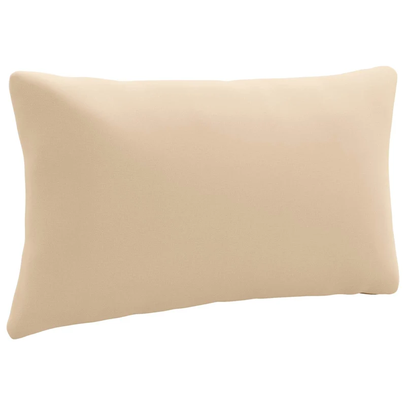 Back Cushion PUTTEN 100% Polyester Cream 70 x 40 x 15 cm
