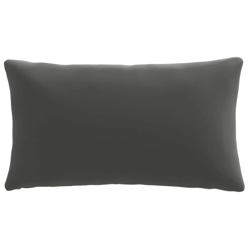Back Cushion PUTTEN 100% Polyester Anthracite 70 x 40 x 15 cm