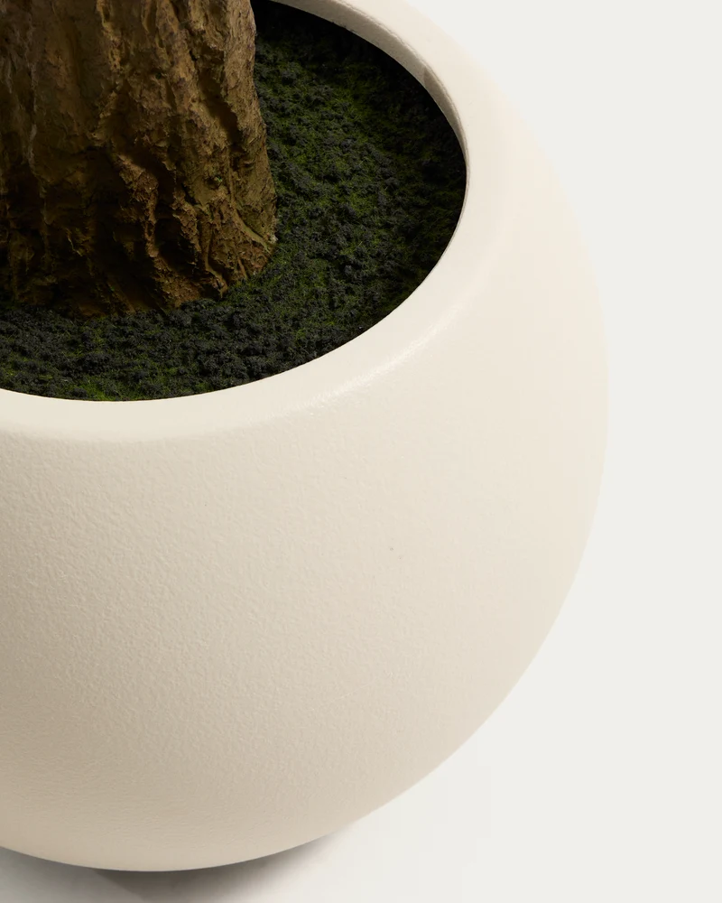 Artificial Olive tree with white pot 210cm