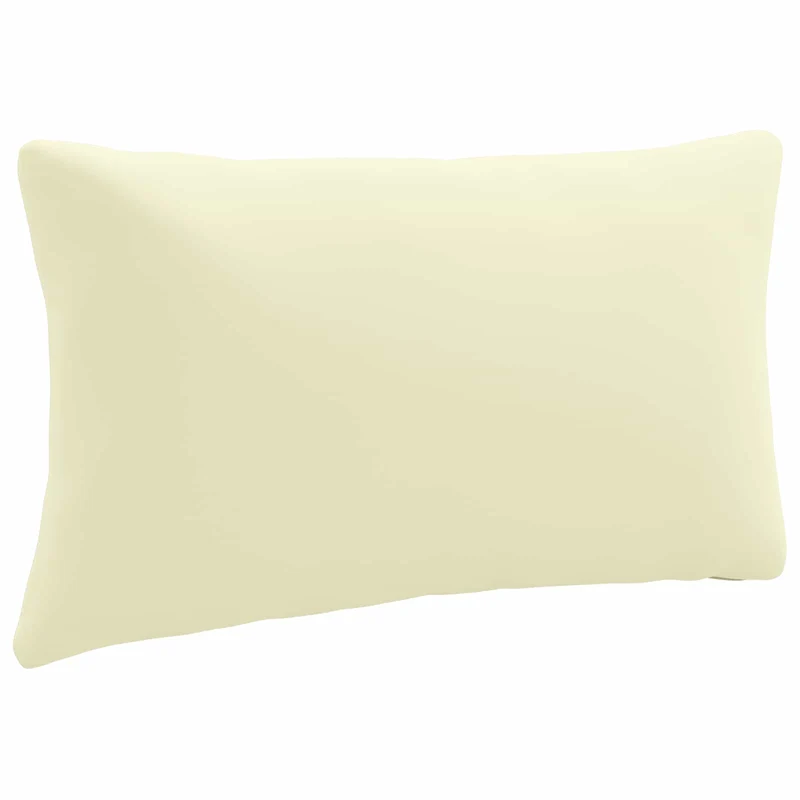 Back Cushion PUTTEN 100% Polyester Cream 70 x 40 x 15 cm