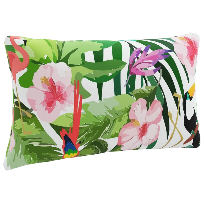 Back Cushion PUTTEN 100% Polyester Multicolour 70 x 40 x 15 cm