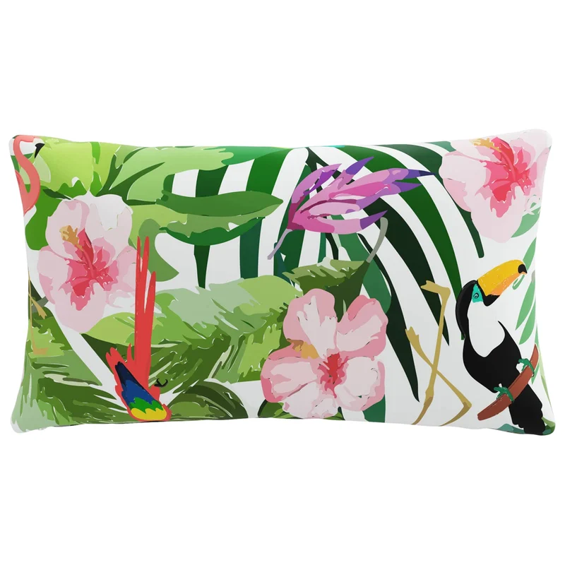 Back Cushion PUTTEN 100% Polyester Multicolour 70 x 40 x 15 cm