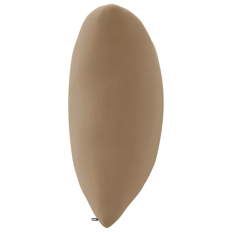 Back Cushion PUTTEN 100% Polyester Taupe 70 x 40 x 15 cm