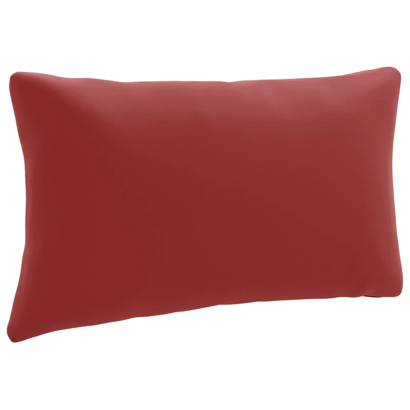Back Cushion PUTTEN 100% Polyester Wine Red 70 x 40 x 15 cm