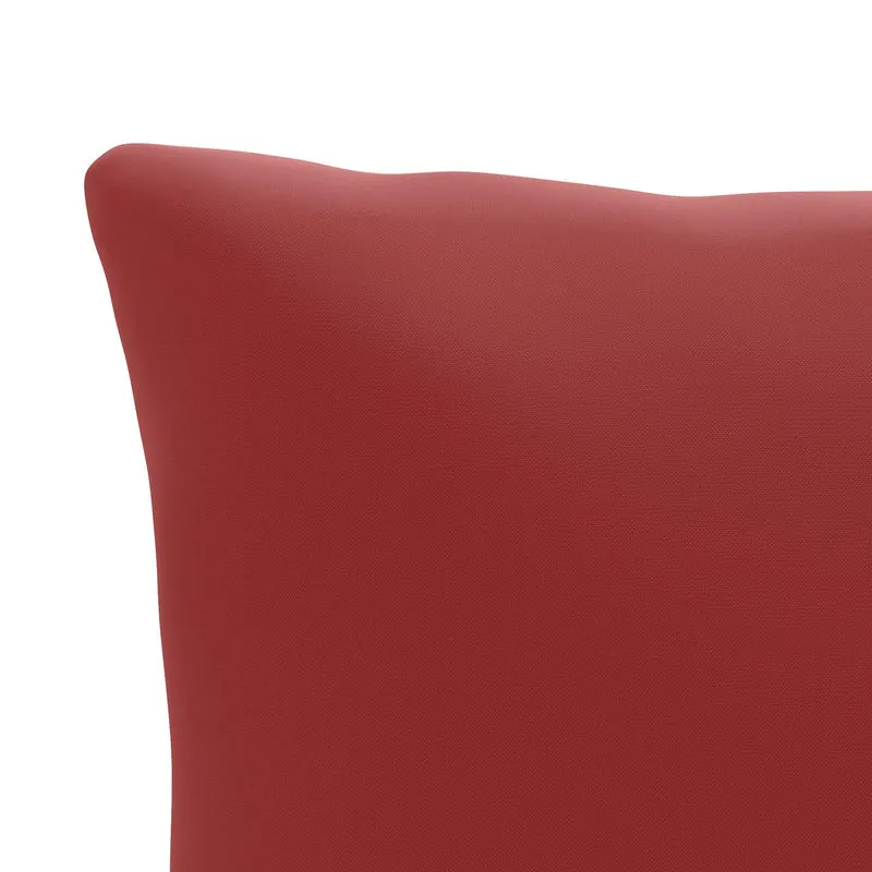 Back Cushion PUTTEN 100% Polyester Wine Red 70 x 40 x 15 cm