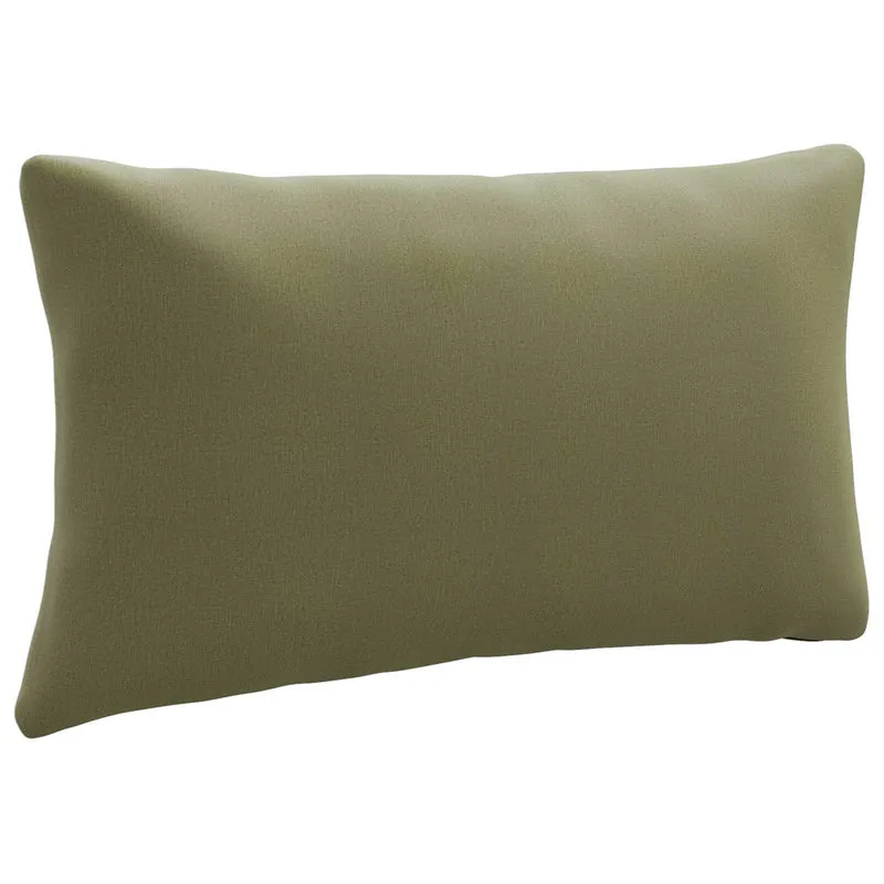 Back Cushion PUTTEN 100% Polyester Olive Green 80 x 40 x 15 cm