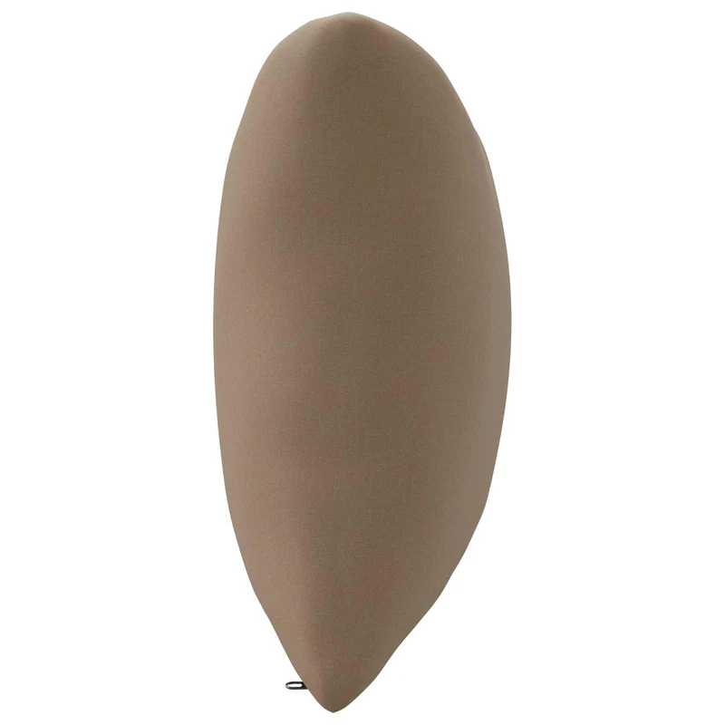 Back Cushion PUTTEN 100% Polyester Taupe 80 x 40 x 15 cm