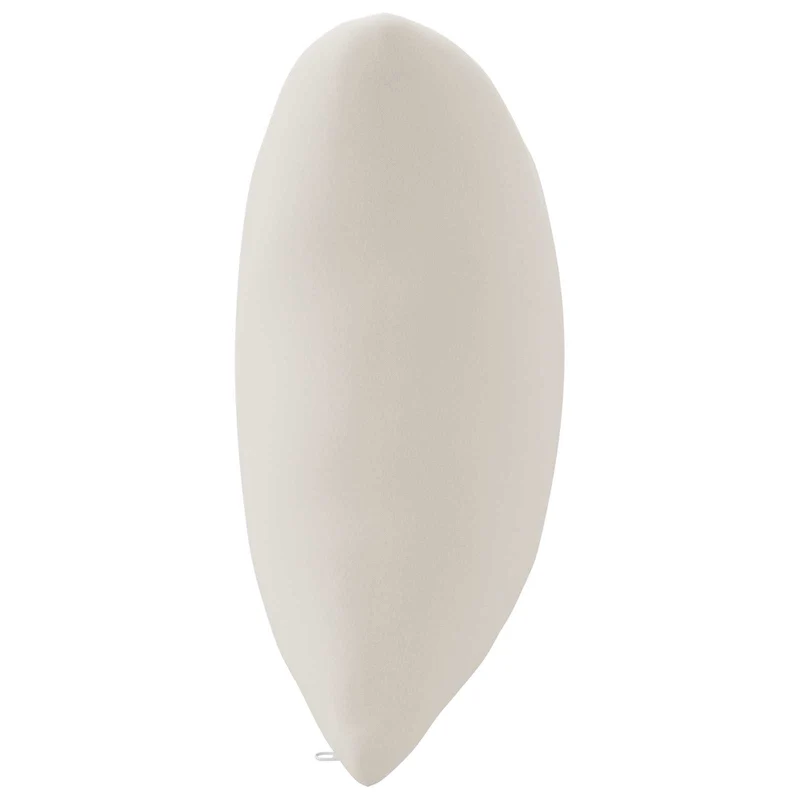 Back Cushion PUTTEN 100% Polyester White 80 x 40 x 15 cm