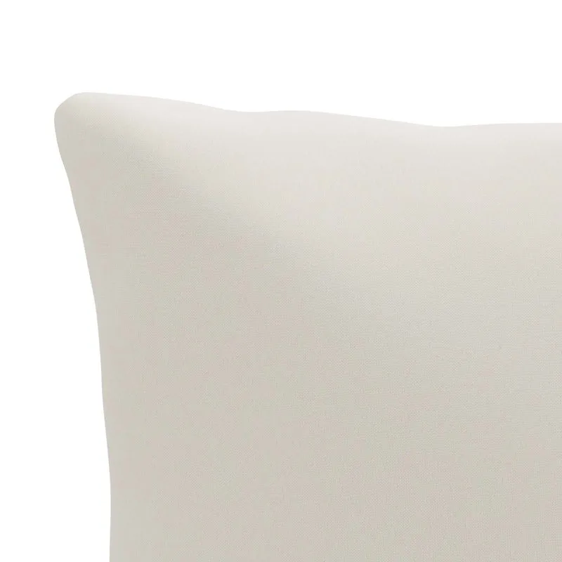 Back Cushion PUTTEN 100% Polyester White 80 x 40 x 15 cm