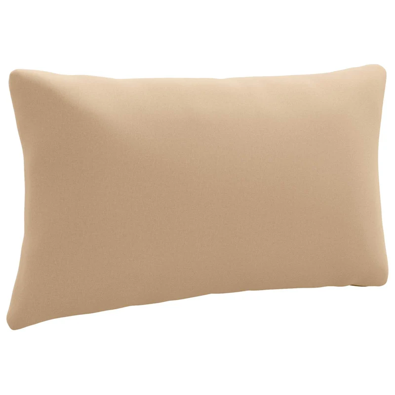 Back Cushion PUTTEN 100% Polyester Sand 80 x 40 x 15 cm