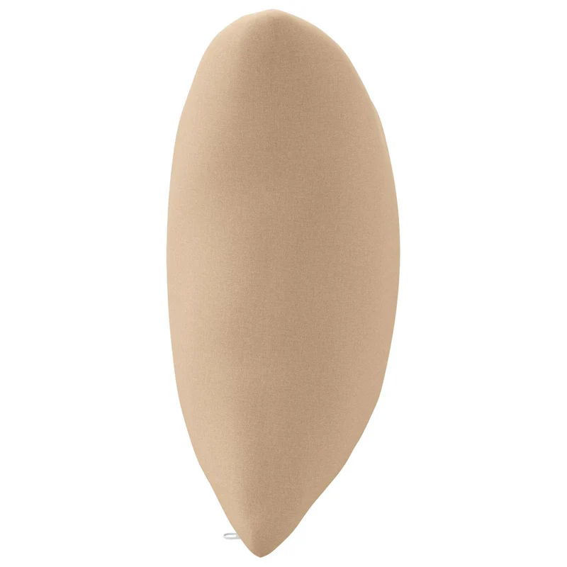 Back Cushion PUTTEN 100% Polyester Sand 80 x 40 x 15 cm