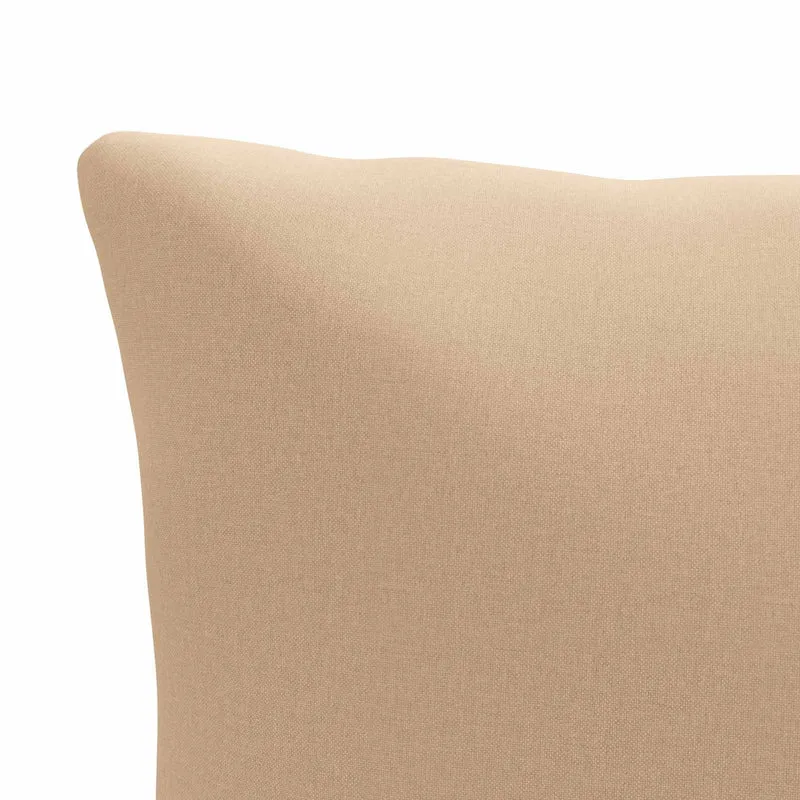 Back Cushion PUTTEN 100% Polyester Sand 80 x 40 x 15 cm