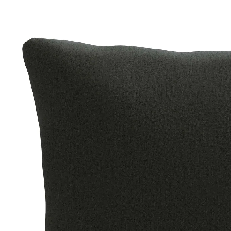 Back Cushion PUTTEN 100% Polyester Black 80 x 40 x 15 cm