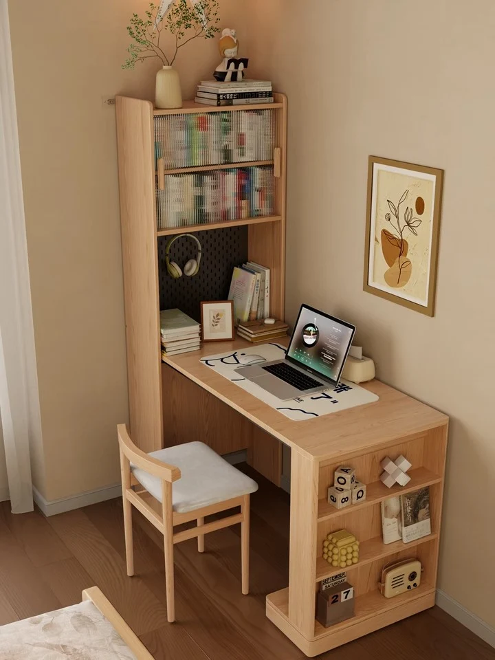 Bureau pliant peu encombrant avec vitrine