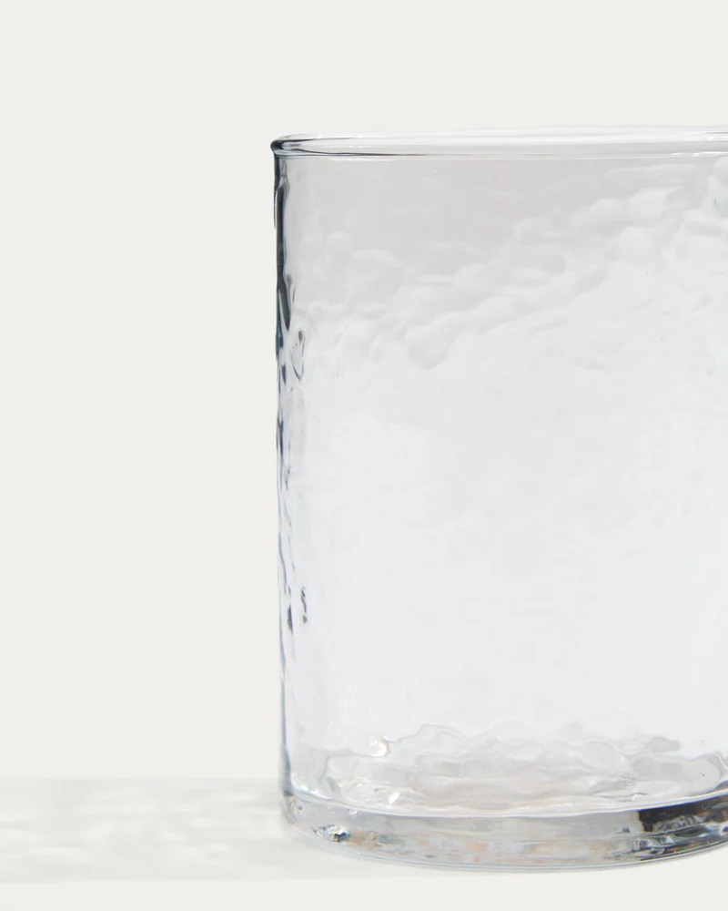 Obila cup made of transparent recycled glass