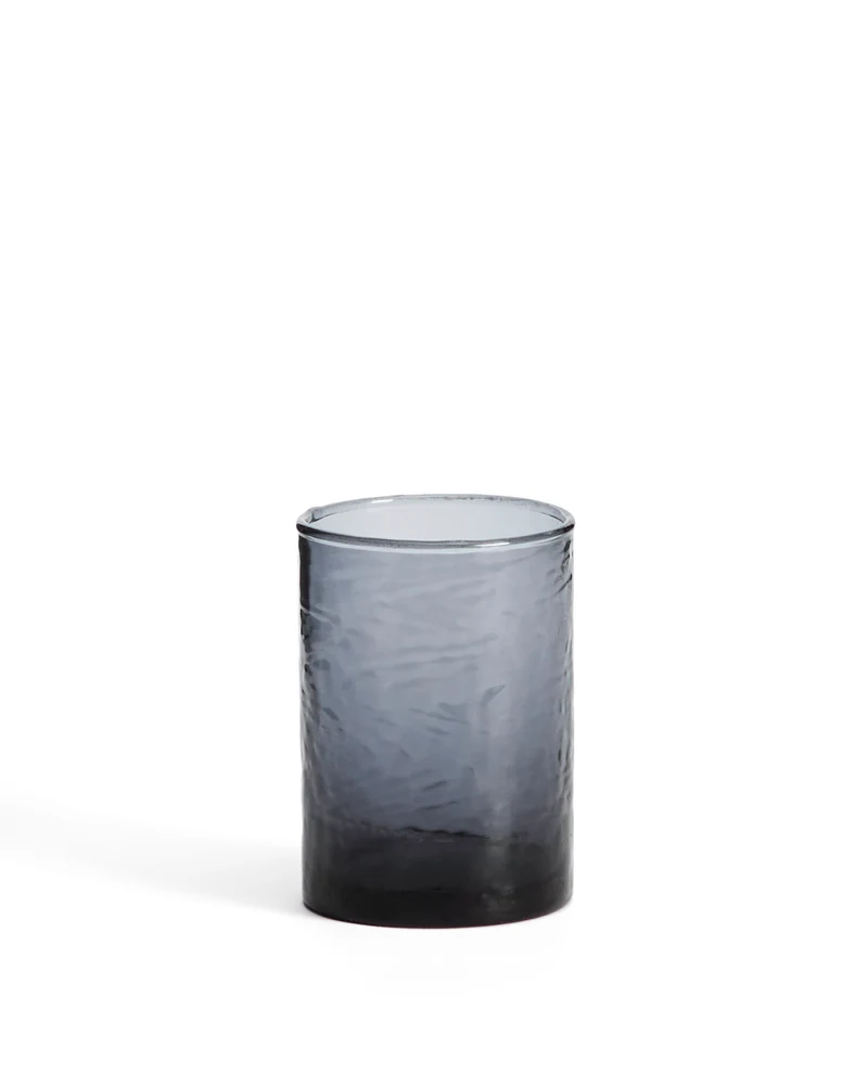 Obila cup made of blue recycled glass