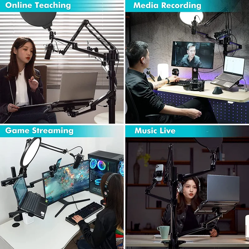 Selfie Desktop Live Stand Set 6-en-1