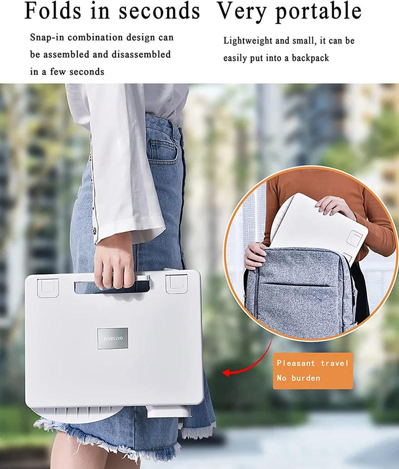 Support ergonomique réglable pour ordinateur portable et livre