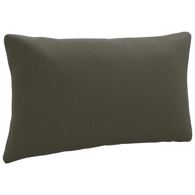 Back Cushion PUTTEN 100% Polyester Anthracite 80 x 40 x 15 cm