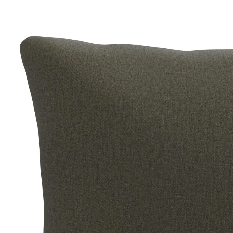 Back Cushion PUTTEN 100% Polyester Anthracite 80 x 40 x 15 cm