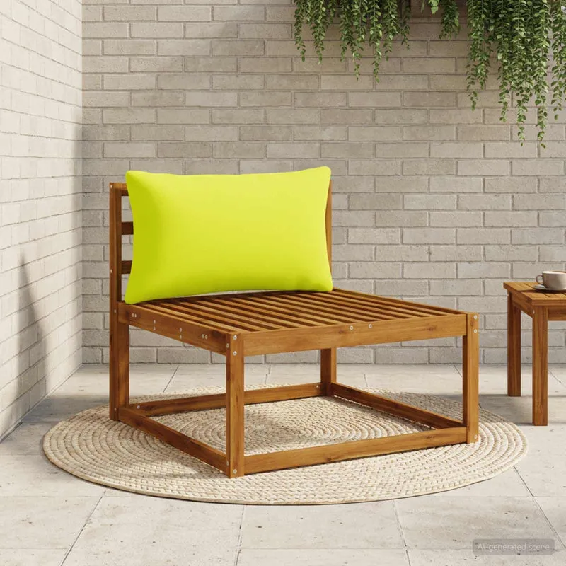 Back Cushion PUTTEN 100% Polyester Bright Green 80 x 40 x 15 cm