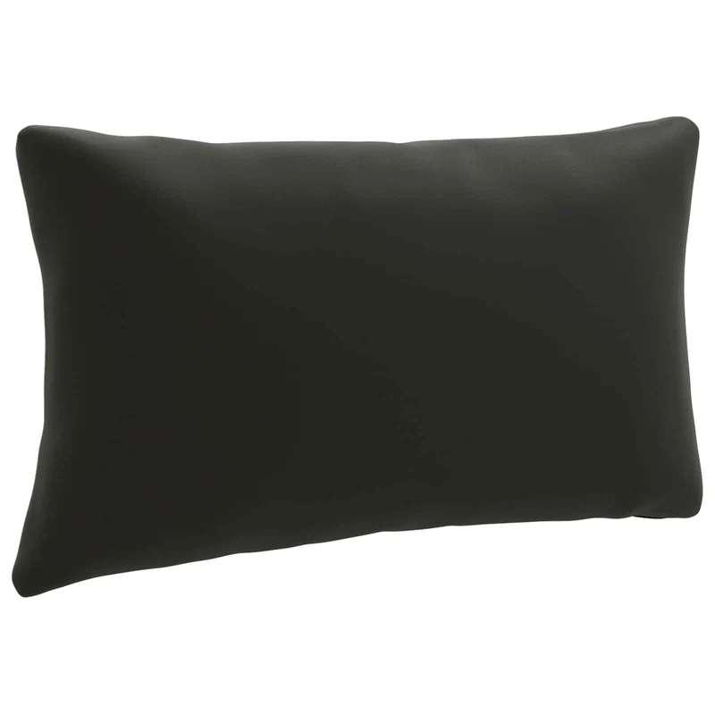 Back Cushion PUTTEN 100% Polyester Black 80 x 40 x 15 cm