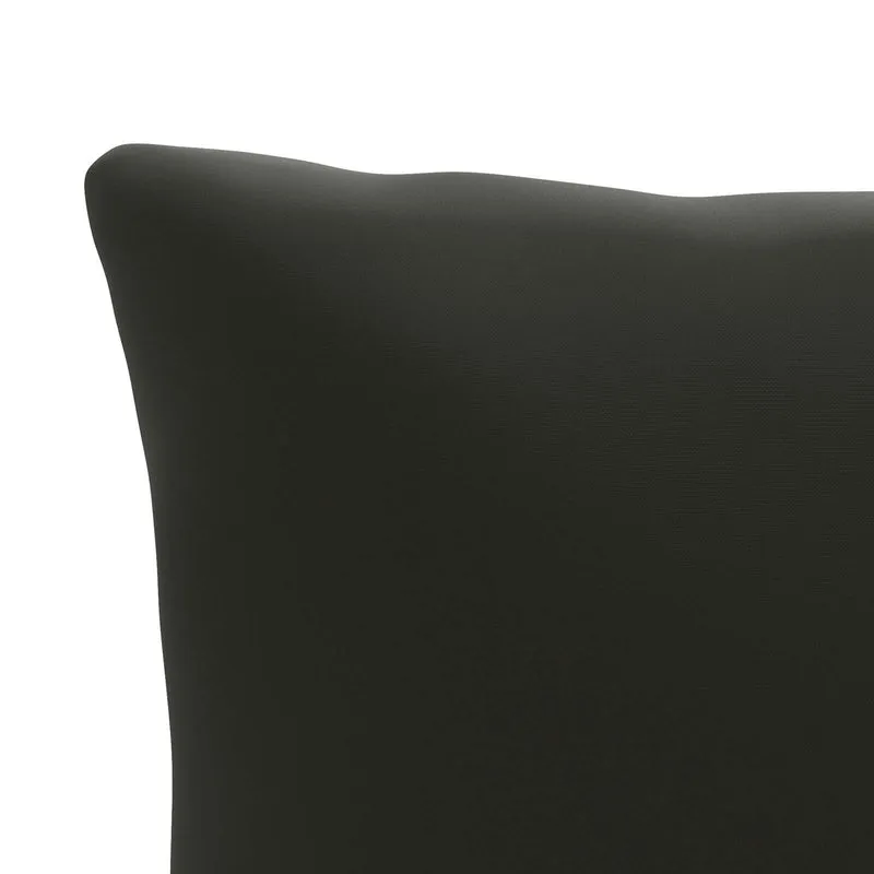 Back Cushion PUTTEN 100% Polyester Black 80 x 40 x 15 cm