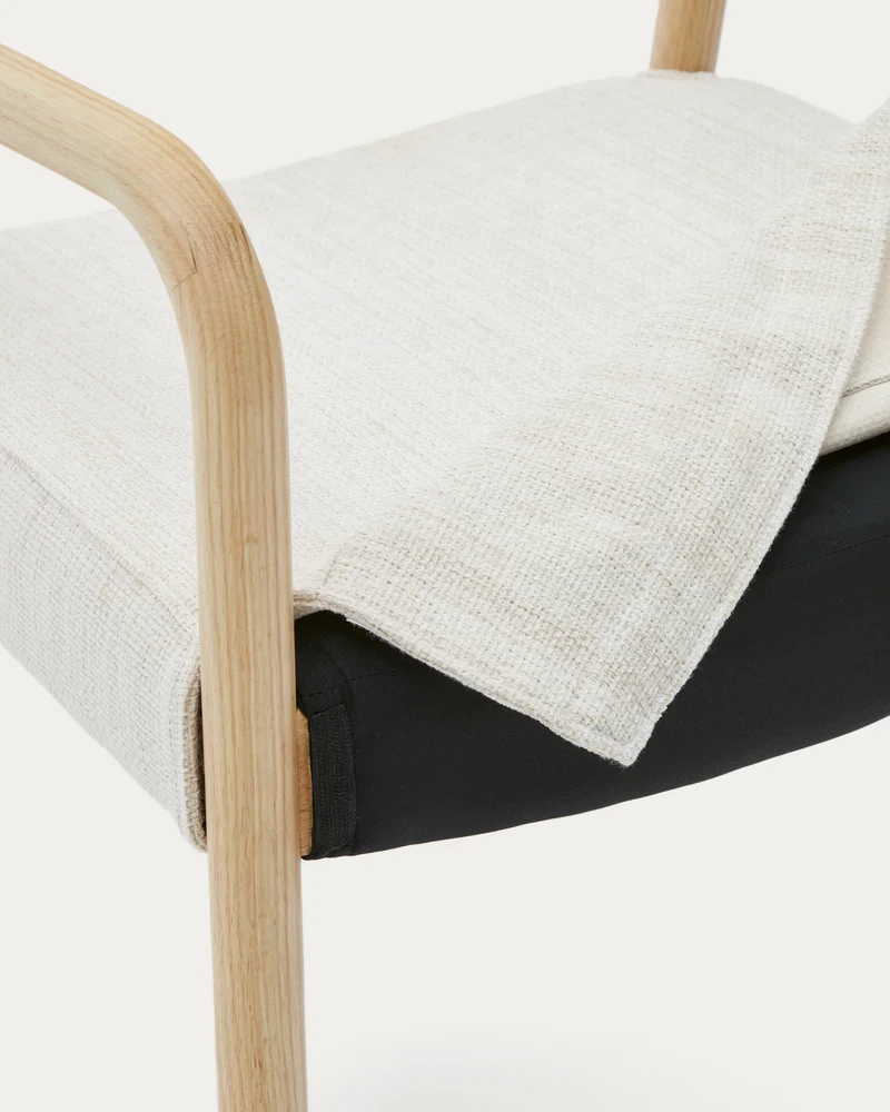 Cover for the Falconera chair in beige chenille