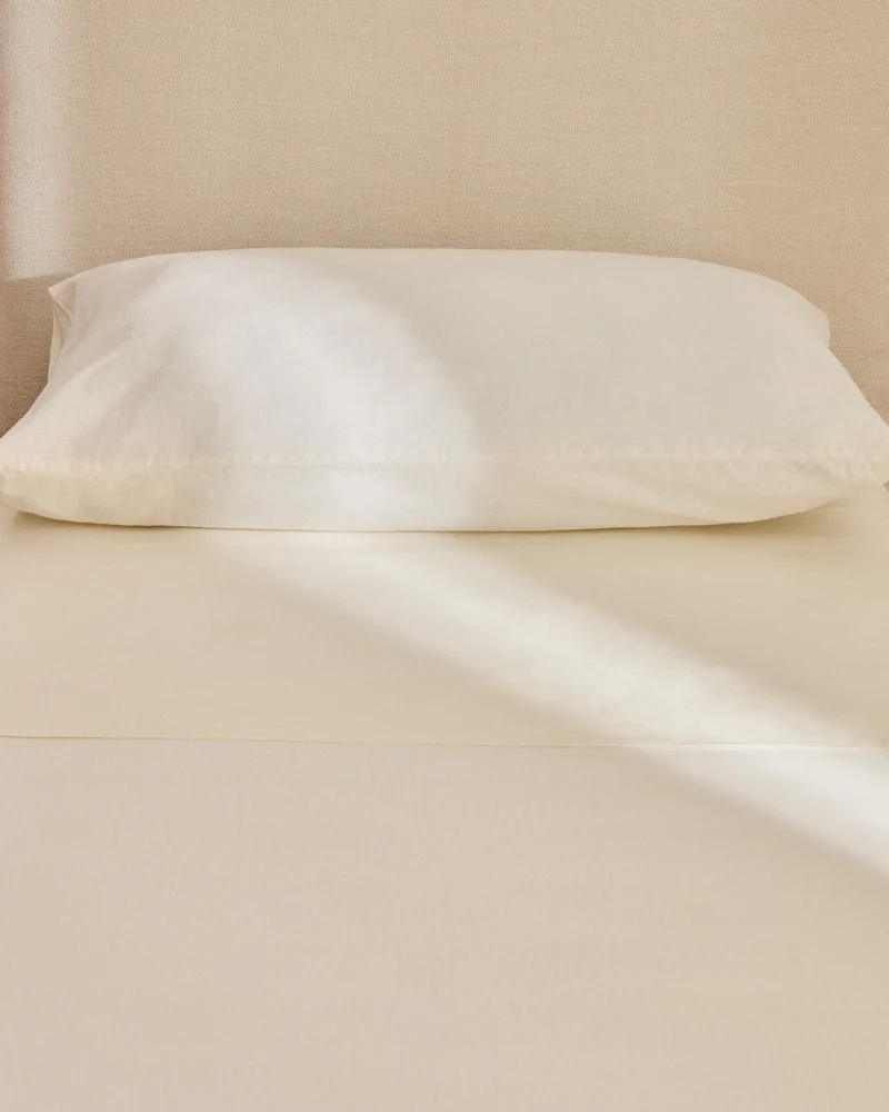 Simmel set of 2 beige pillow cases 50 x 80cm