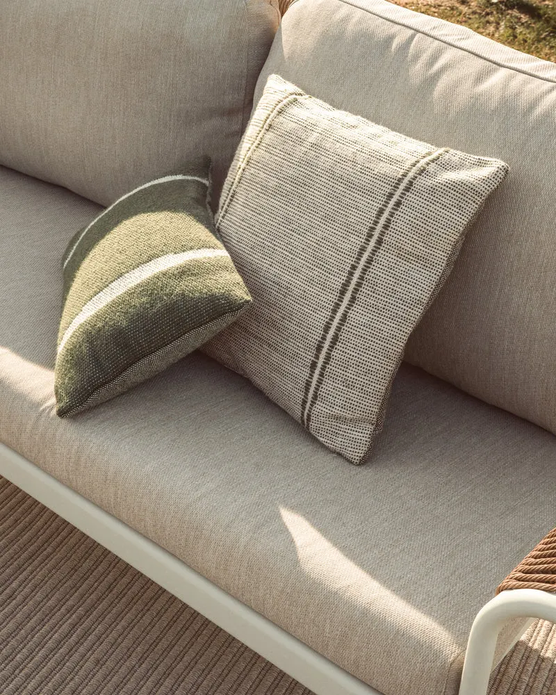 Drati green cushion cover