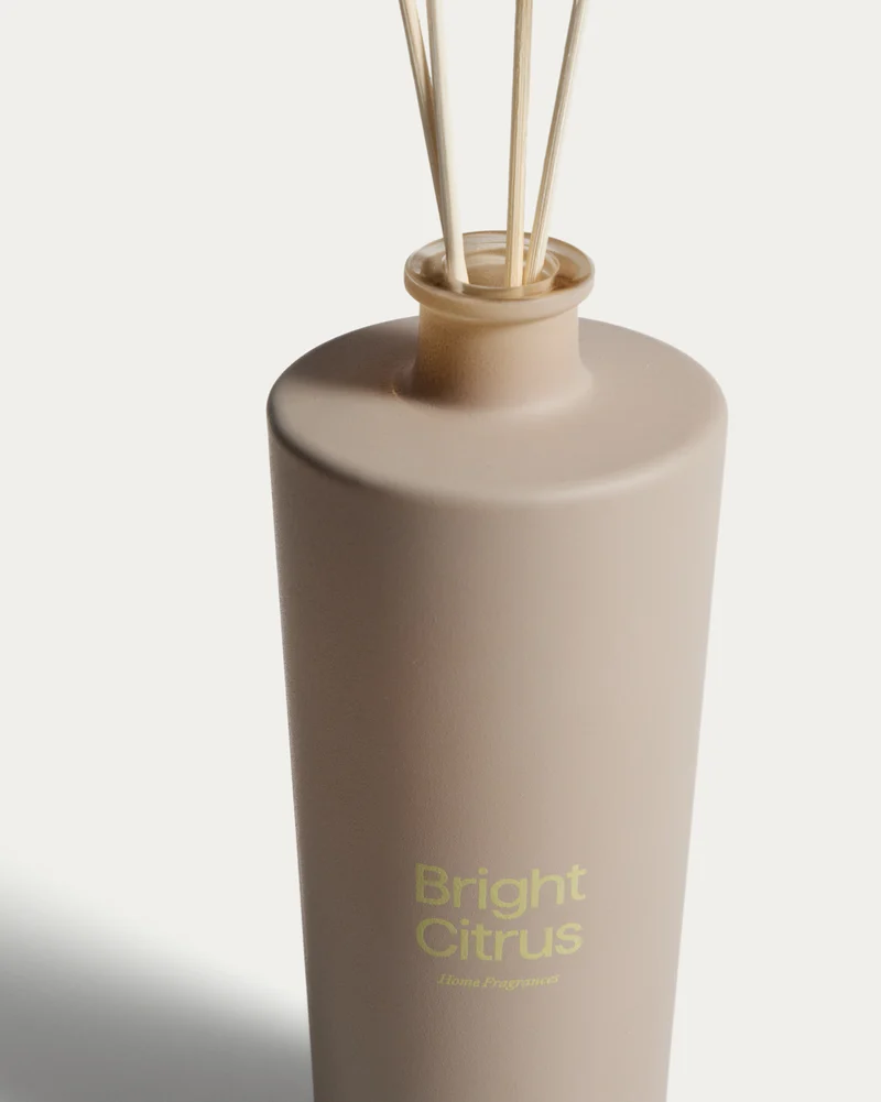 Bright Citrus citronella fragrance diffuser with sticks 500ml