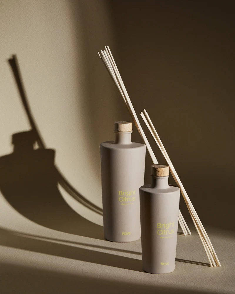 Bright Citrus citronella fragrance diffuser with sticks 200ml