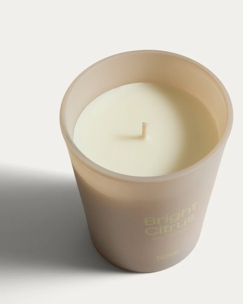 Bright Citrus citronella scented candle 200g