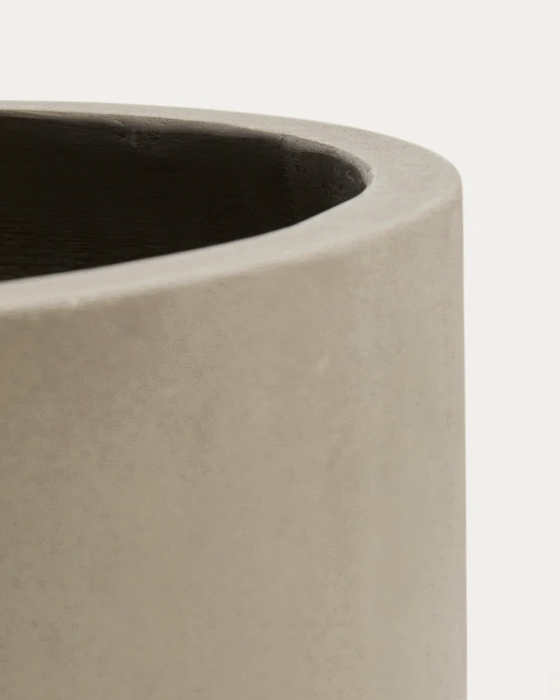 Aiguablava grey cement planter Ø 42cm