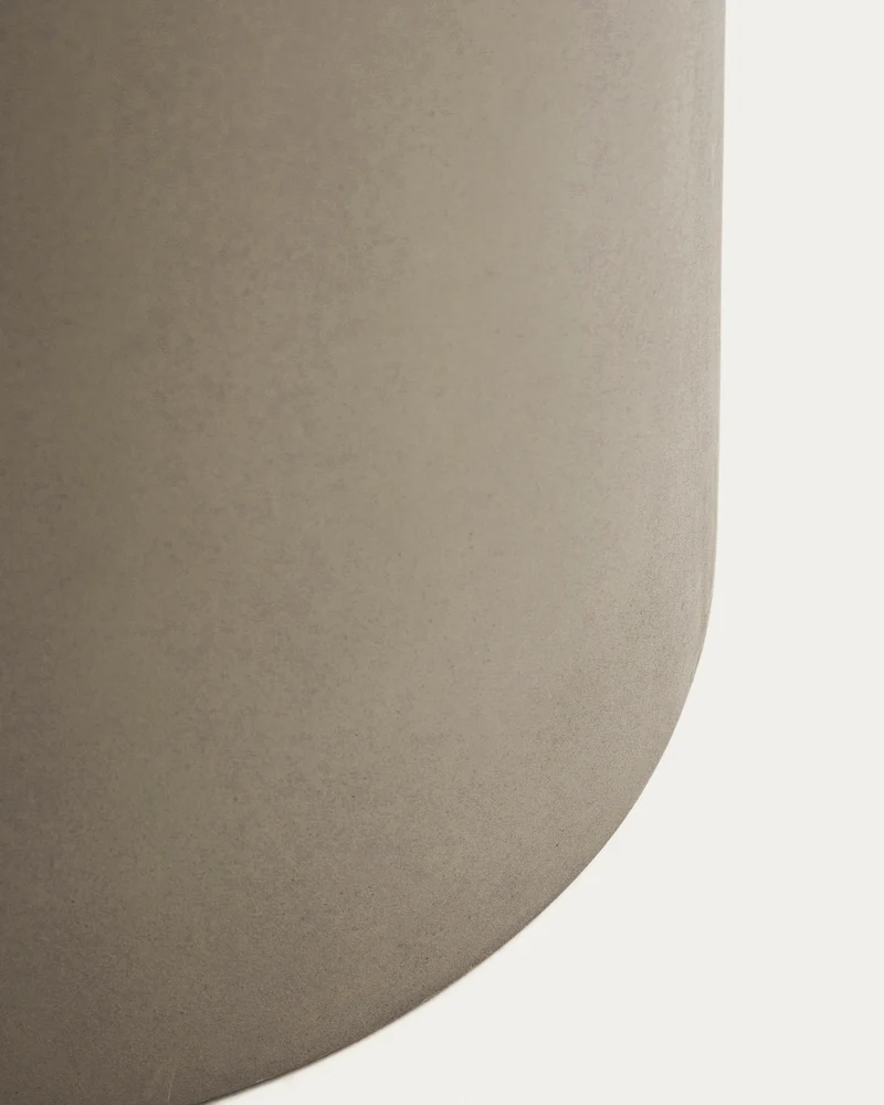 Aiguablava grey cement planter Ø 42cm