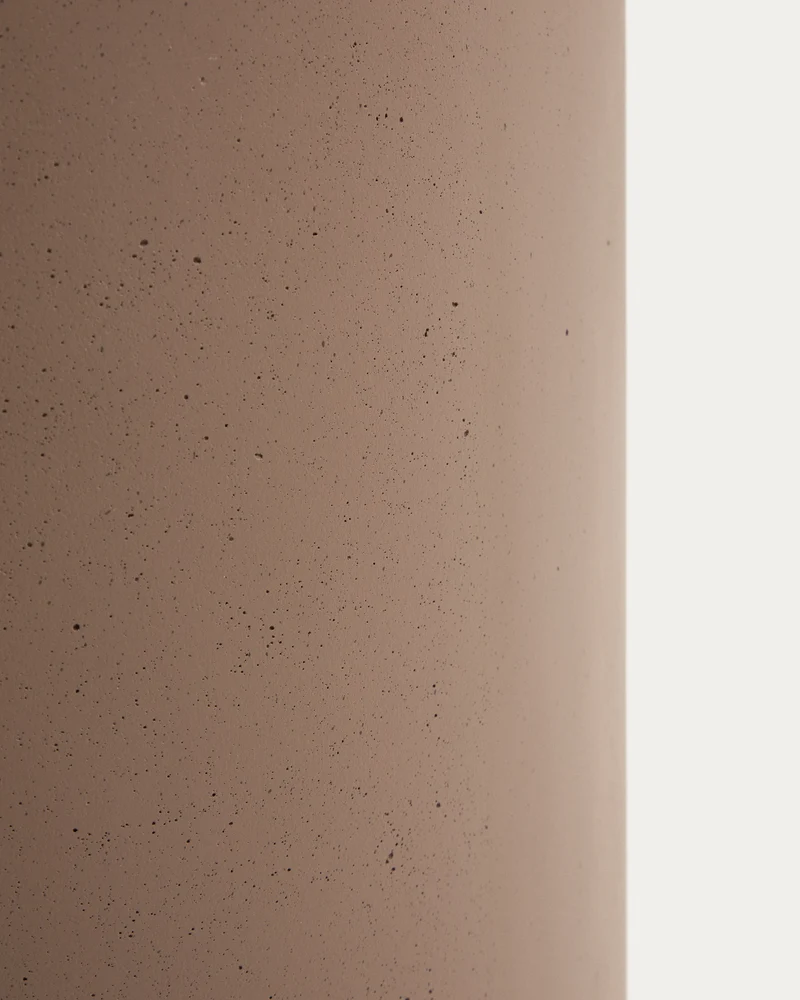 Aiguablava brown cement planter Ø 52cm