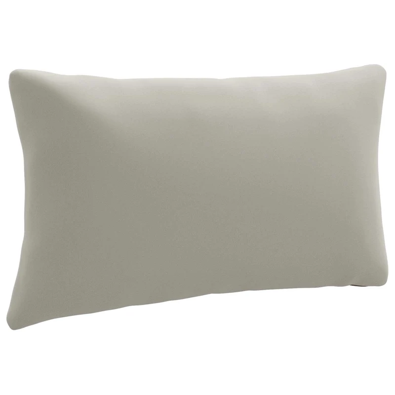 Back Cushion PUTTEN 100% Polyester Grey 80 x 40 x 15 cm