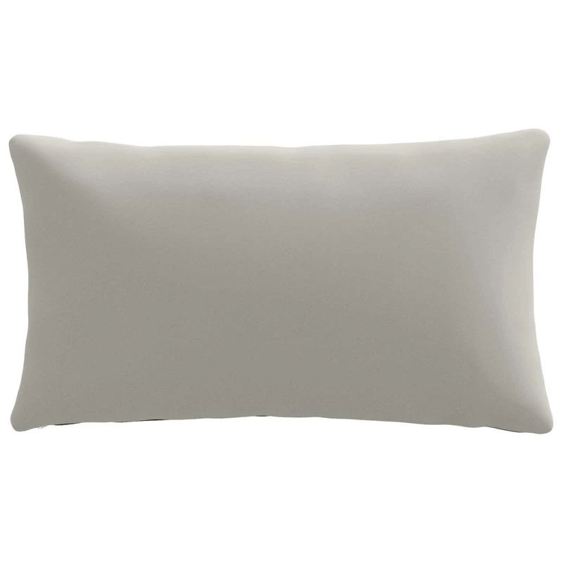 Back Cushion PUTTEN 100% Polyester Grey 80 x 40 x 15 cm