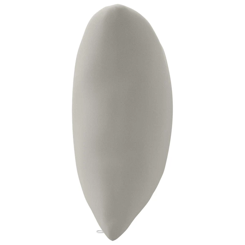 Back Cushion PUTTEN 100% Polyester Grey 80 x 40 x 15 cm