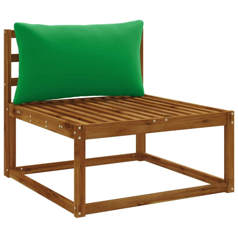 Back Cushion PUTTEN 100% Polyester Green 80 x 40 x 15 cm