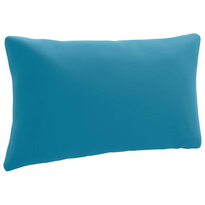 Back Cushion PUTTEN 100% Polyester Light Blue 80 x 40 x 15 cm
