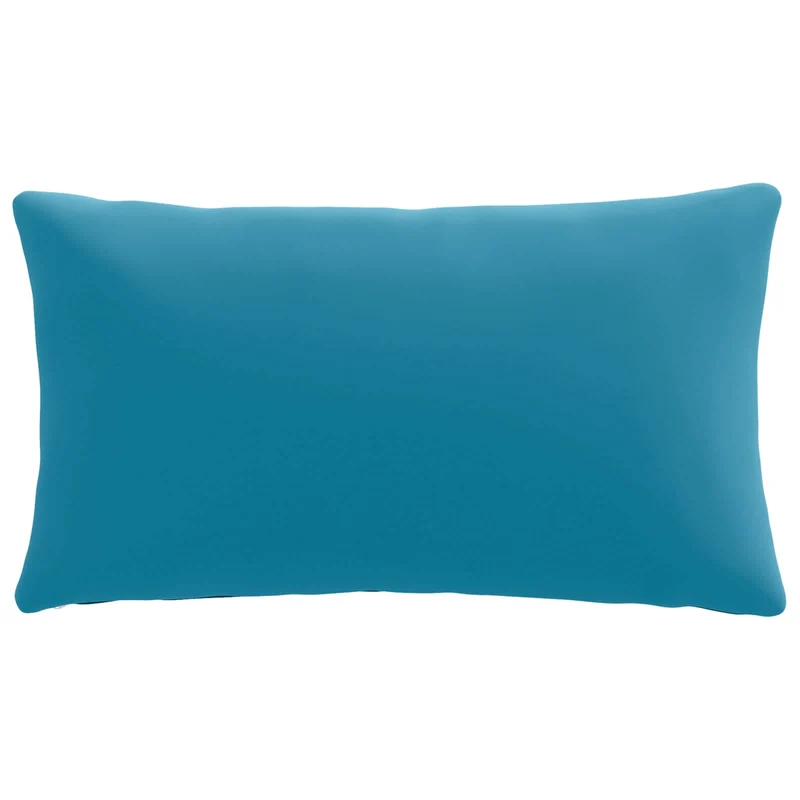 Back Cushion PUTTEN 100% Polyester Light Blue 80 x 40 x 15 cm