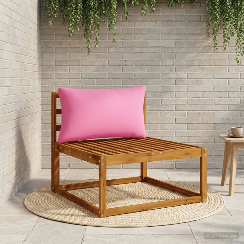Back Cushion PUTTEN 100% Polyester Pink 80 x 40 x 15 cm