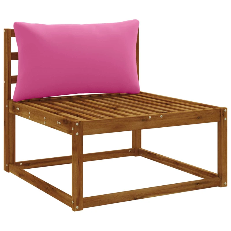 Back Cushion PUTTEN 100% Polyester Pink 80 x 40 x 15 cm