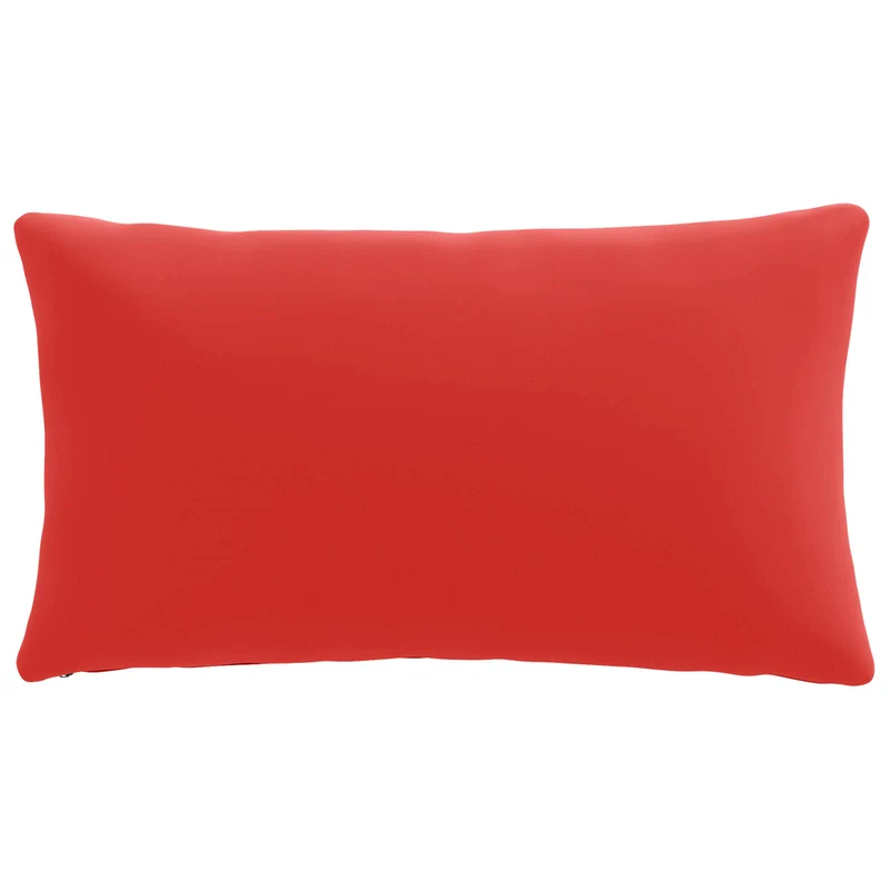 Back Cushion PUTTEN 100% Polyester Red 80 x 40 x 15 cm