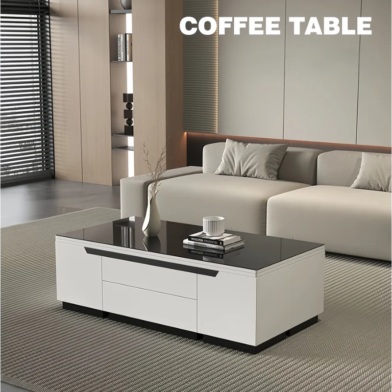 Table basse élévatrice multifonction 3 en 1 à faible encombrement